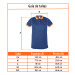 Playeras polo performance azul, para caballero