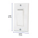 Placa armada con interruptor sencillo Classic