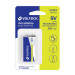 Pila de 9 V recargable uso general, 250 mAh, en blíster