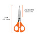Tijera 6-1/2" de acero inoxidable para oficina, Truper