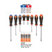 Juego de 8 desarmadores mango Comfort Grip y 6 de joyero