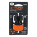 Conector 1/2" hembra de ABS con tuerca de ajuste manual