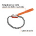 Llave universal con cadena con mango de 11", Truper