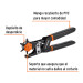 Pinza sacabocados 9" mango de PVC, Truper