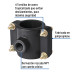 Abrazadera para toma domiciliaria PP 2" x 1/2", Foset