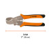 Pinza profesional 7" pela cables y corta cables, 14 a 8 AWG