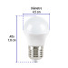 Lámpara LED tipo bulbo G45 3 W luz de día, caja, Volteck